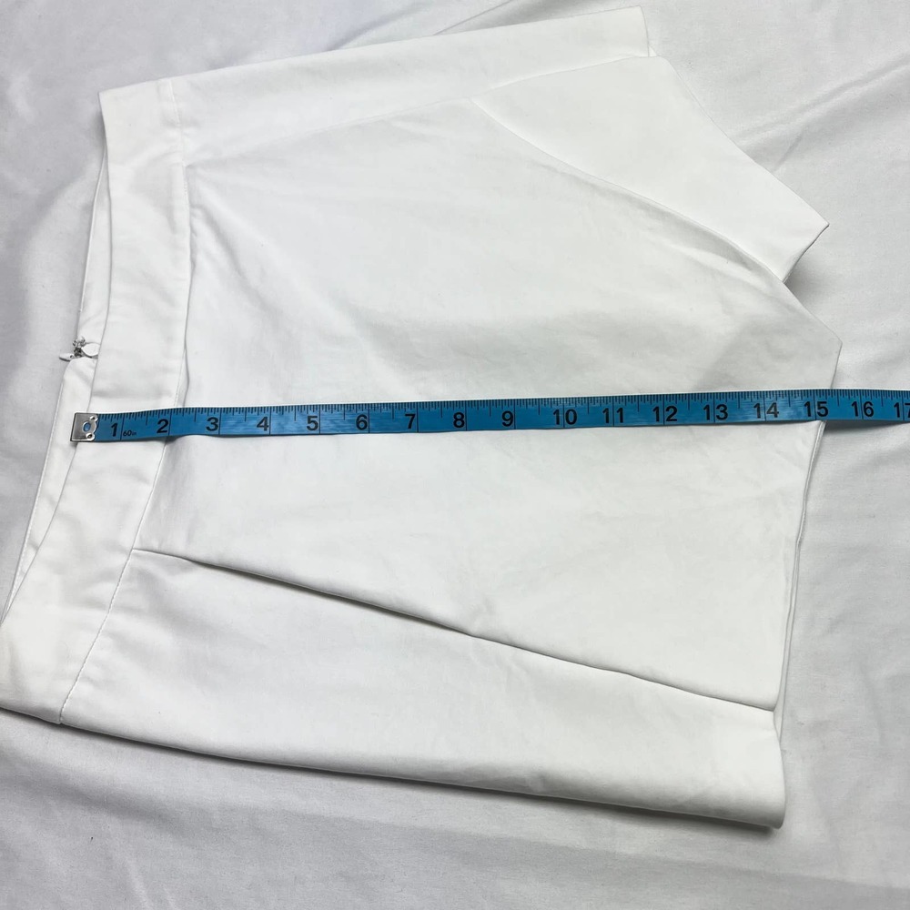J. McLaughlin Skort Asymmetric Envelope Front White Women's Size 4 - Picture 9 of 10